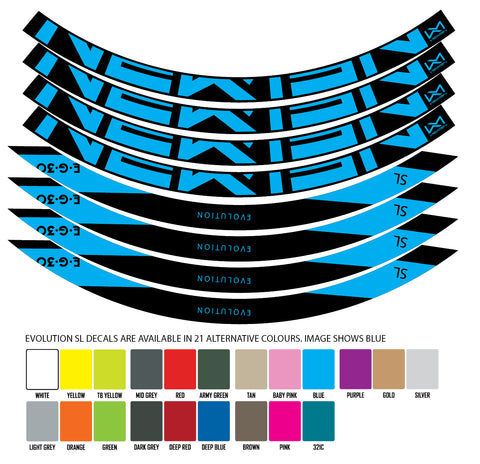 NEWMEN EVOLUTION EG30 SL DECALS