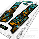 2018 ROCKSHOX REVELATION YETI CAMO DECAL KIT