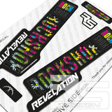 2018 STYLE ROCKSHOX REVELATION FLOWERPOWER DECAL KIT