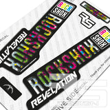 2018 STYLE ROCKSHOX REVELATION FLOWERPOWER DECAL KIT