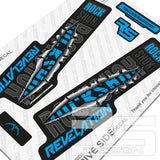 2018 STYLE ROCKSHOX REVELATION RIPPER DECAL KIT