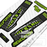 2018 STYLE ROCKSHOX REVELATION RIPPER DECAL KIT