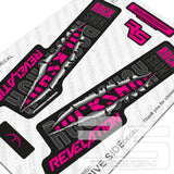 2018 STYLE ROCKSHOX REVELATION RIPPER DECAL KIT