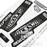 2018 STYLE ROCKSHOX REVELATION RIPPER DECAL KIT