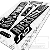2018 ROCKSHOX STYLE SID DECAL KIT
