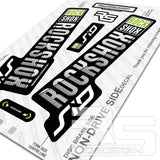 2018 ROCKSHOX STYLE SID DECAL KIT