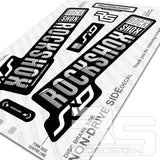2018 ROCKSHOX STYLE SID DECAL KIT