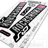 2018 ROCKSHOX STYLE SID DECAL KIT