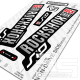 2018 ROCKSHOX STYLE SID DECAL KIT