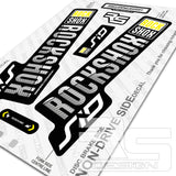2018 ROCKSHOX STYLE SID DECAL KIT