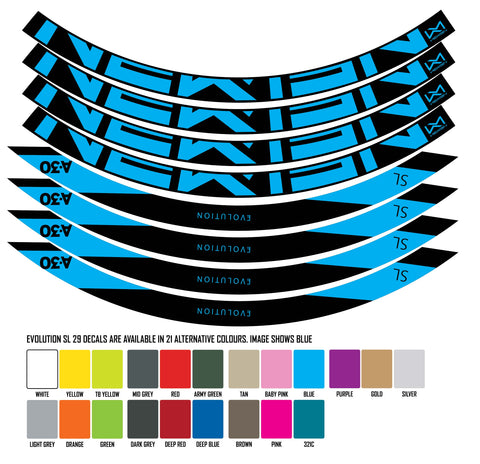 NEWMEN EVOLUTION A30 SL DECALS