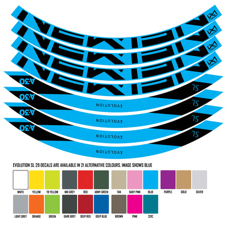 NEWMEN EVOLUTION A30 SL DECALS