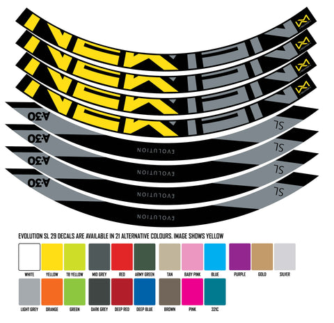 NEWMEN EVOLUTION A30 SL DECALS