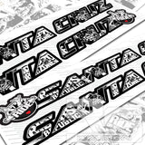 SANTA CRUZ 'REPUBLIC' DECAL KIT