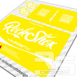 ROCKSHOX VIVID AIR COCA-COLA STYLE DECAL KIT