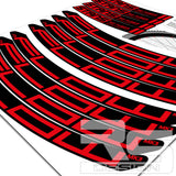 STANS NO TUBES FLOW ZTR MK3 WHEEL RIM DECAL KIT