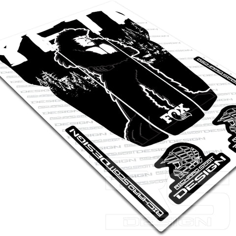 FOX 36/38 FENDER YETI DECAL
